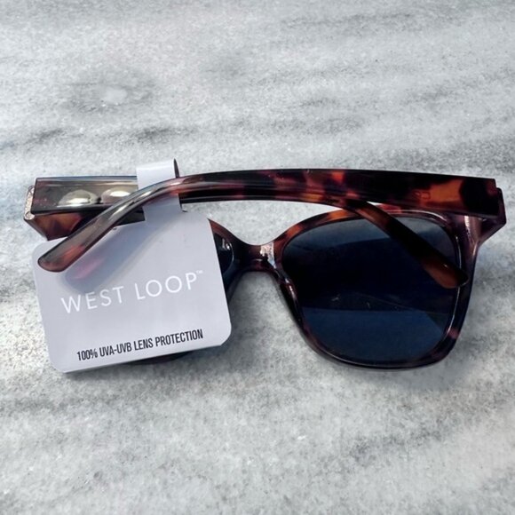 West Loop Brown Sunglasses Fashionable Accessories - Picture 2 of 5